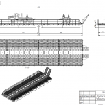 Понтонная платформа - паром, грузоподъемностью 45 тонн., Воронеж